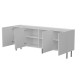Cama LUCCA 4D chest of drawers, 200x40x80, white