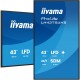 iiyama 43" 4K UHD Professional Digital Signage 24/7 display featuring Android OS, FailOver and Intel® SDM slot