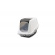 SAVIC Nestor White-Black - Covered Cat Litter Box - 56x39x38.5 cm - 1 pc