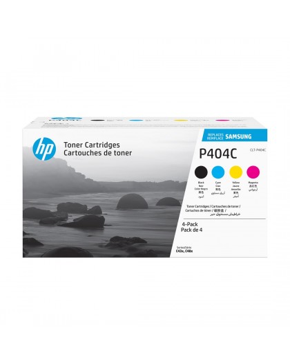 Samsung CLT-P404C 4-pack Cyan/Magenta/Yellow/Black Original Toner Cartridge