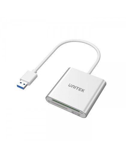 UNITEK Y-9313 card reader USB 3.2 Gen 1 (3.1 Gen 1) Silver