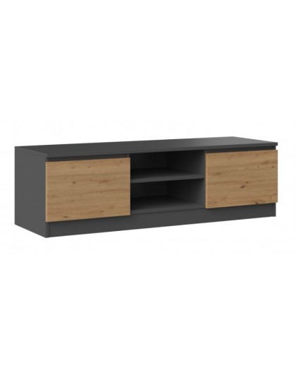 Topeshop RTV 120 ANTR/ARTIS TV stand/entertainment centre 2 shelves