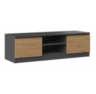 Topeshop RTV 120 ANTR/ARTIS TV stand/entertainment centre 2 shelves