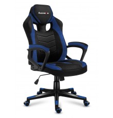 Huzaro FORCE 2.5 BLUE MESH Gaming armchair Mesh seat Black, Blue