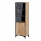 Cama 2D bookcase OVO 50x38xH182.5 oak/concrete