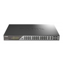 D-Link DSS-200G-28MP network switch Managed L2 Gigabit Ethernet (10/100/1000) Power over Ethernet (PoE) 1U Grey