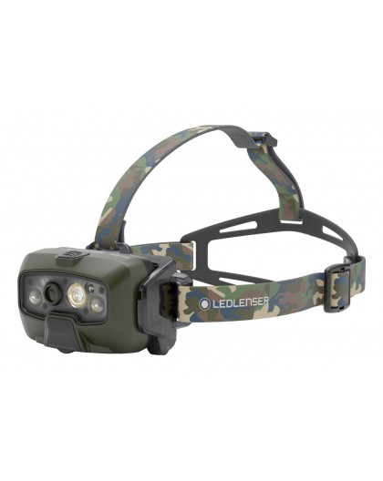 Ledlenser HF8R Core RGB Camouflage - Headband flashlight LED, green