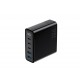 Havit UCLE004 EU - GaN five-port travel charger 140 W, black