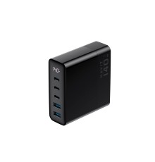 Havit UCLE004 EU - GaN five-port travel charger 140 W, black