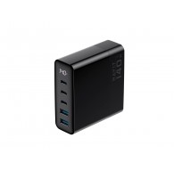 Havit UCLE004 EU - GaN five-port travel charger 140 W, black