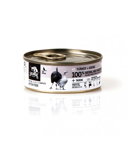 3COTY Turkey with goose For kittens - wet cat food - 80g