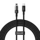 Baseus Gem USB-C to iP fast charging cable 2 m 20 W Black