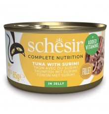 SCHESIR in jelly Tuna with surimi - wet cat food - 85 g