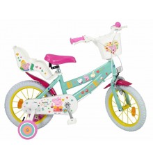 Children's bicycle 14" Peppa Pig green 1498 TOIMSA