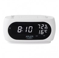 Alarm clock ADLER AD 1186 white