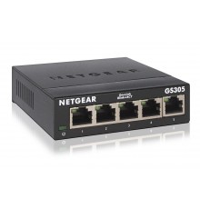 NETGEAR GS305 Unmanaged L2 Gigabit Ethernet (10/100/1000) Black