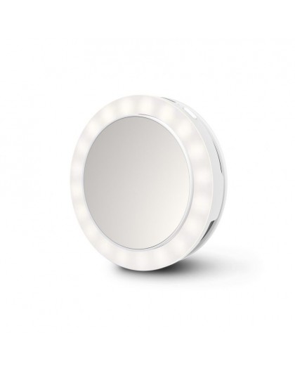 Ecomed 23603 makeup mirror Freestanding Round White