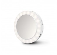 Ecomed 23603 makeup mirror Freestanding Round White