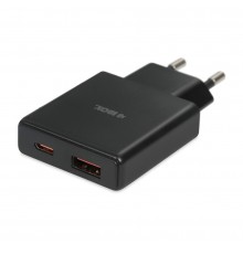 iBOX C-43 Slim GaN PD30W Wall charger, Black