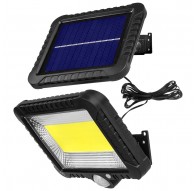 Maclean Energy MCE438 Solar LED Floodlight with motion sensor, IP44, 5W, 400lm, 6000K cold white, lithium battery 1300 mAh, 5.5V