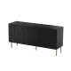 JUNGLE chest 152x40.5x74.5 matte black + golden legs