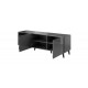 RTV cabinet ABETO 150x42x52 graphite/gloss