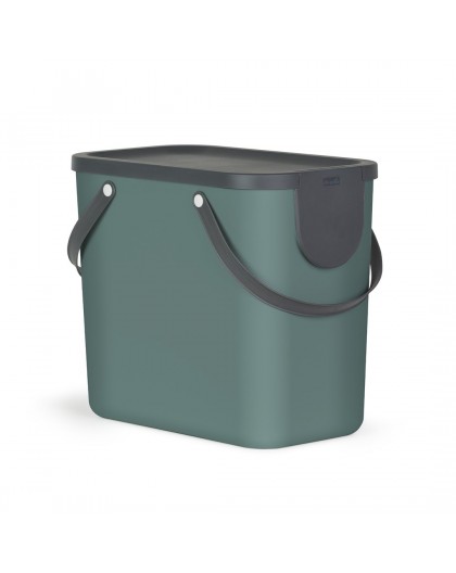 ROTHO Albula Dark green - waste sorting container - 25l