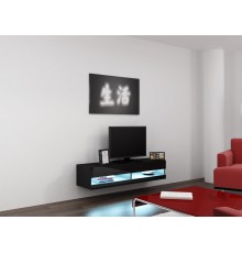 Cama TV stand VIGO NEW 30/140/40 black/black gloss