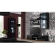 Cama hanging display cabinet SOHO black/black gloss