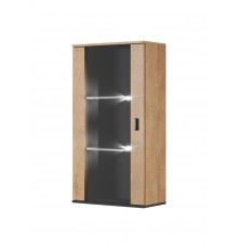 Cama hanging display cabinet SOHO lefkas oak/black