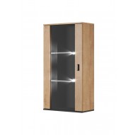 Cama hanging display cabinet SOHO lefkas oak/black