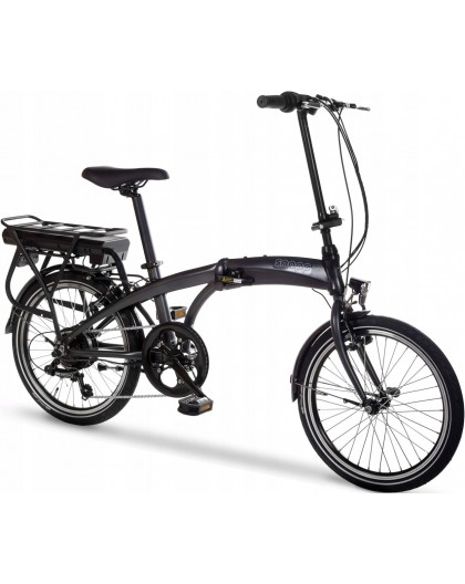 Snapp City-E Graphite folding electric bicycle