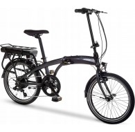 Snapp City-E Graphite folding electric bicycle