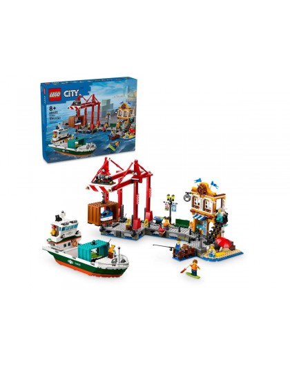 LEGO CITY 60422 Seaside Harbour with Cargo Ship