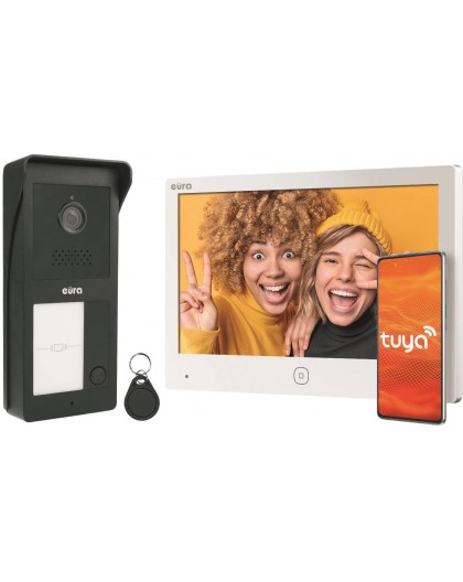 EURA 2-wire video door phone VDP-49A3-2TY white