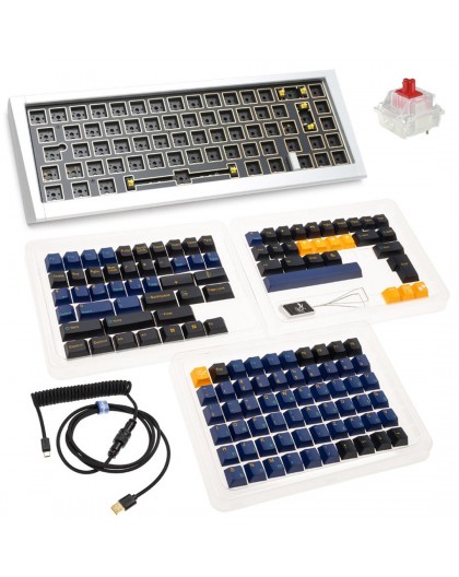 Ducky Outlaw 65 keyboard Universal USB US English Silver