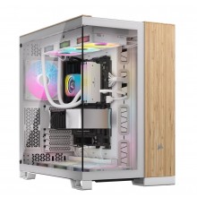 Corsair CC-9011284-WW computer case Midi Tower Bamboo, White