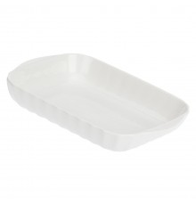 Pieve Baking Dish - White, 40 x 26 cm