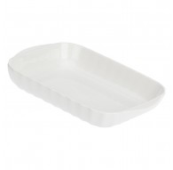 Pieve Baking Dish - White, 40 x 26 cm