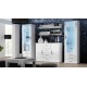 Cama living room sideboard UNI WHITE white/white gloss