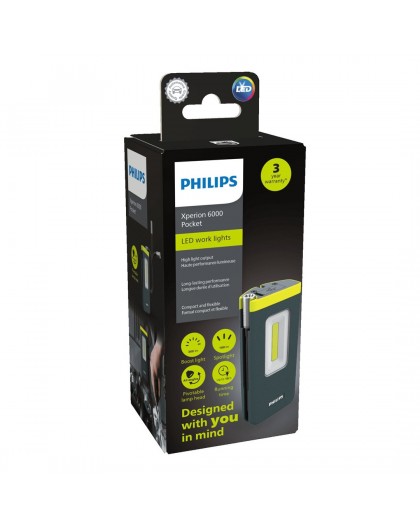 Wireless workshop lamp Xperion, COB LED