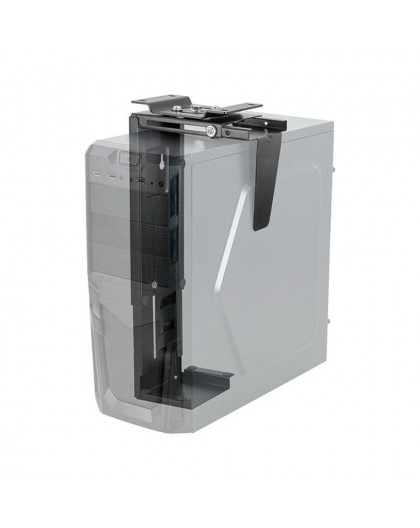 Techly ICA-CS 66 CPU holder Under desk CPU holder Black