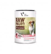 RAW PALEO Kutsikas Monoproteiini Sealiha - märg toit kutsikatele - 400 g