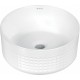 Ceramic countertop asymm. washbasin