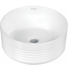 Ceramic countertop asymm. washbasin