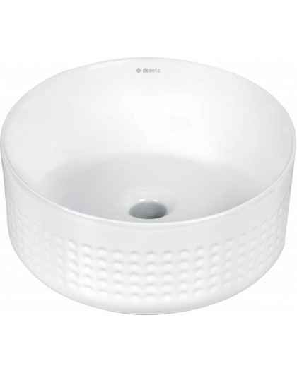 Ceramic countertop asymm. washbasin