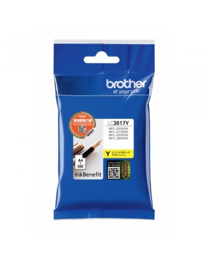 Brother LC-3617Y ink cartridge 1 pc(s) Original Standard Yield Yellow