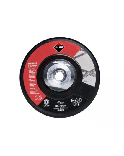 RUBI POLISHING WHEEL 115MM 100/120 32927