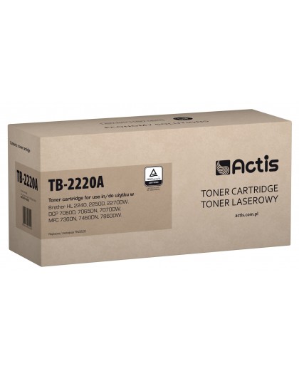 Actis TB-2220A Toner (replacement for Brother TN2220 Standard 2600 pages black)