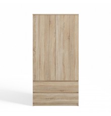 Topeshop SZAFA MALWA SON bedroom wardrobe/closet 5 shelves 2 door(s) Oak